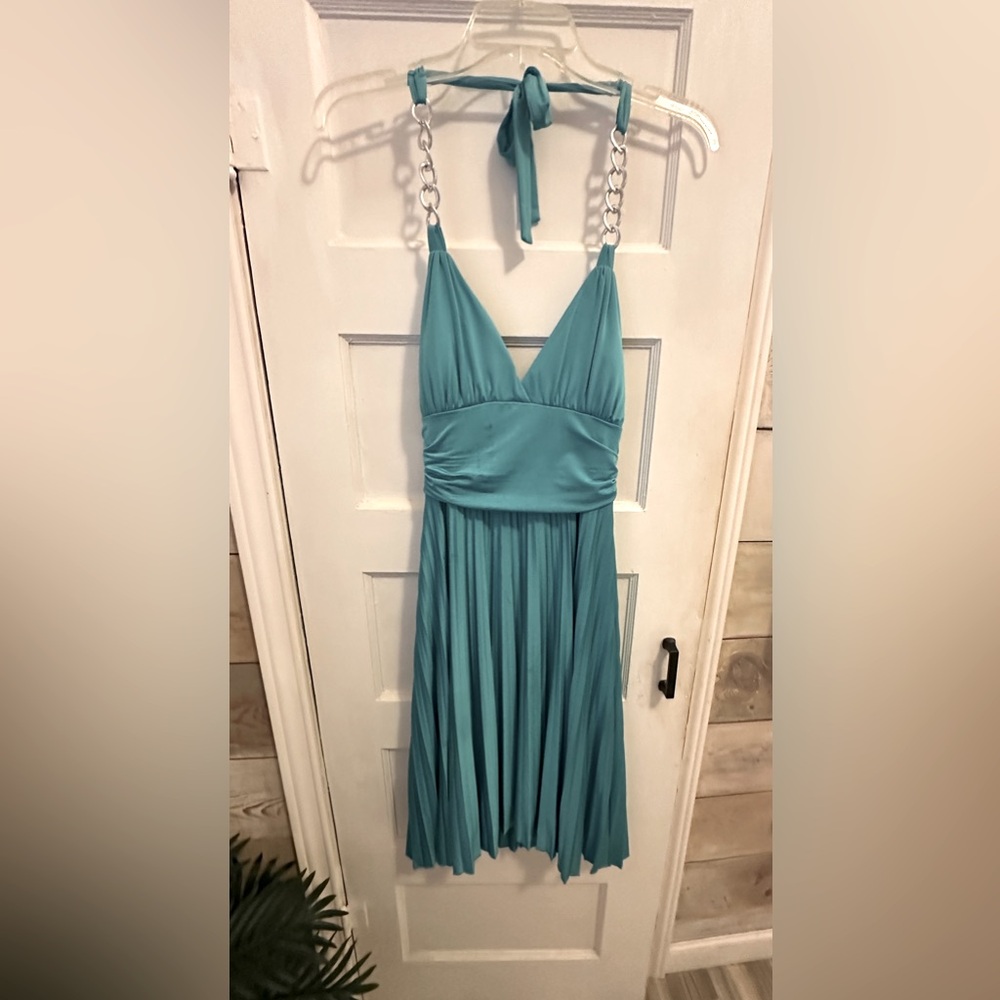 Miss Bisou Halter Style Party Dress. Size Medium.